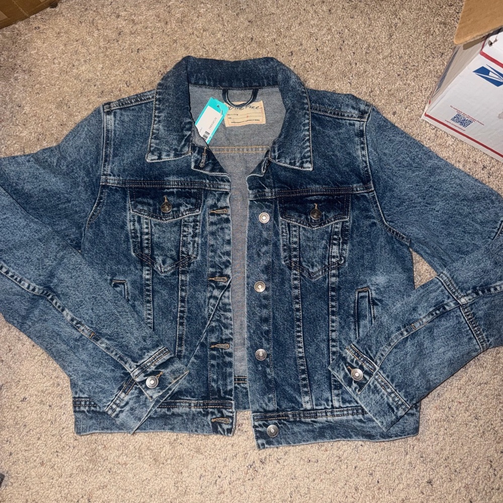 We the Free People Light Blue Rumor Denim Jacket - Picture 6 of 10